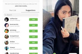 adding friend' to let you share stories in instagram